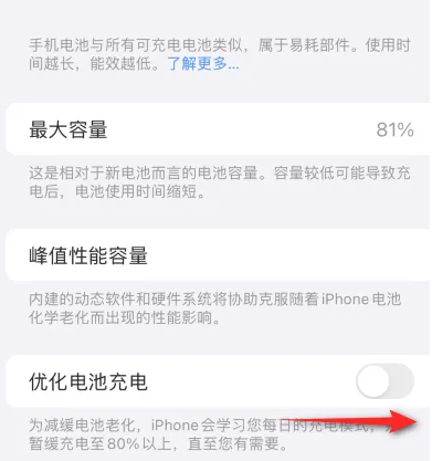 随州苹果15维修分享iPhone15充电到80%就充不进电了怎么办 