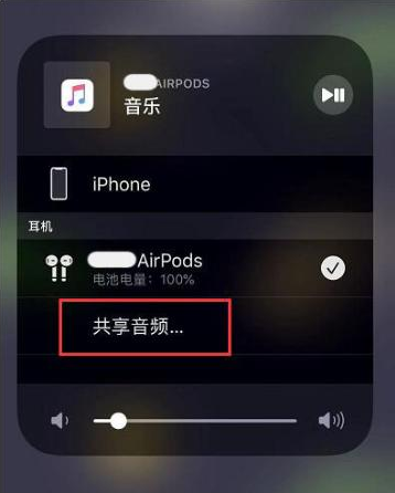 随州苹果14音频维修点分享iPhone14音频共享设置方法 