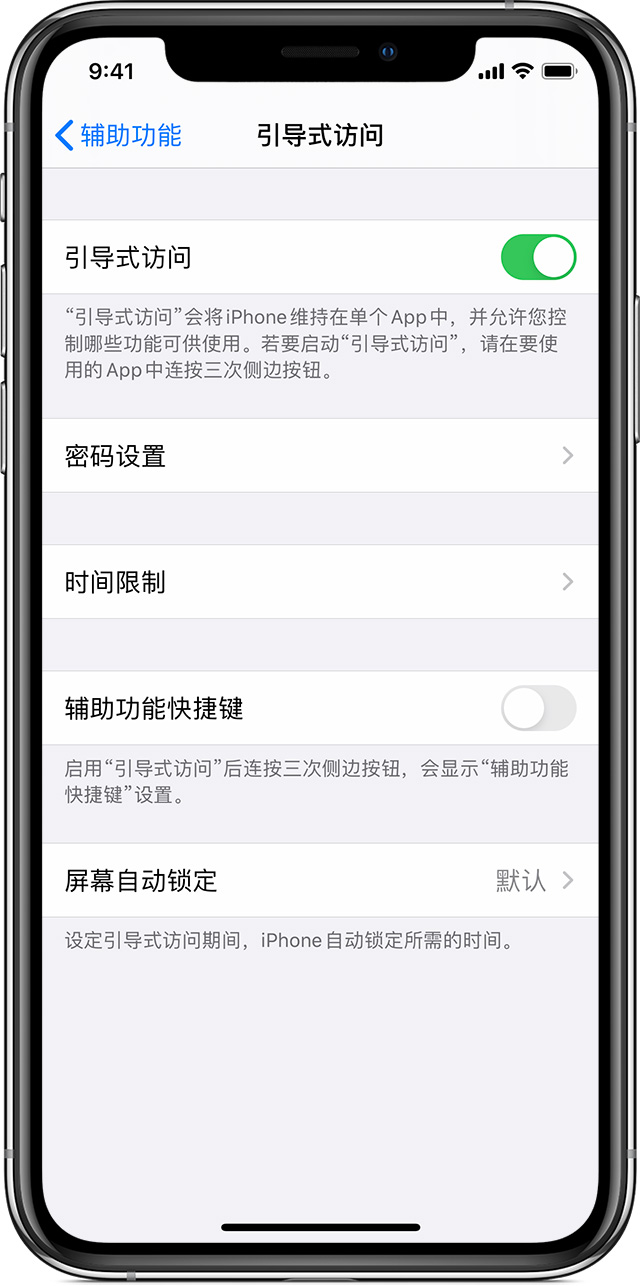 随州苹果手机维修分享如何在 iPhone 上退出引导式访问 