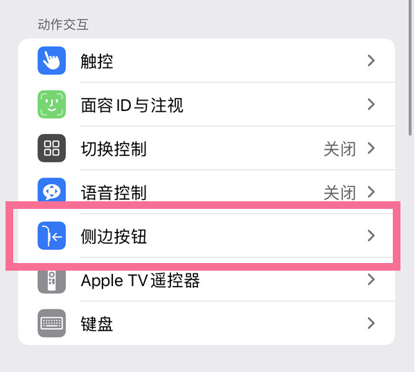 随州苹果14维修店分享iPhone14 Plus侧键双击下载功能关闭方法 