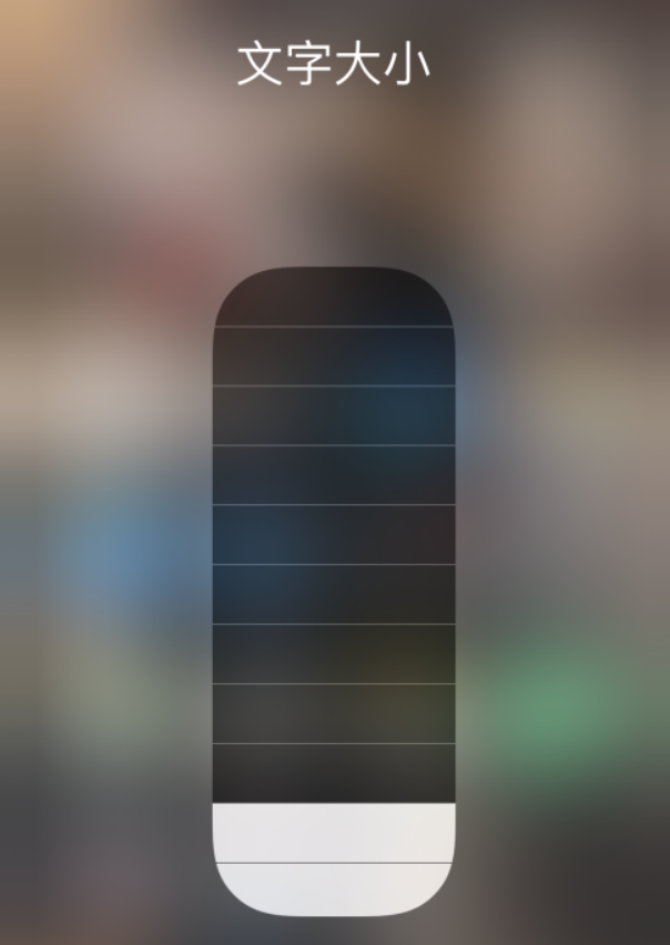 随州苹果手机维修分享小技巧：在 iPhone 控制中心快速调节字体大小 